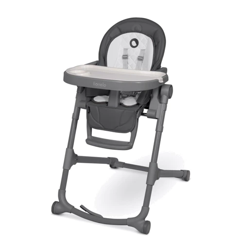 Стульчик для кормления Lionelo CORA PLUS GREY STONE (LO-CORA PLUS GREY STONE): Регулировка высоты стула 5 позиций