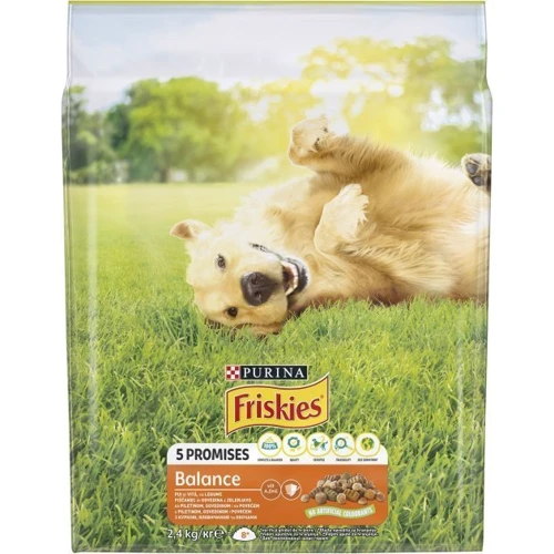 Сухий корм Friskies для дорослих собак з куркою та овочами 2.4 кг (7613034232168): Порода Все породы