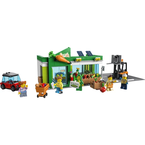 Конструктор LEGO City Продуктовий магазин (60347): Рекомендований вік 6+