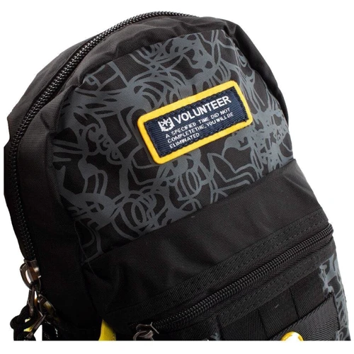 Мужской рюкзак Volunteer черный (GB1513-27A-black): Тип ручки Короткая ручка, Плечевой ремень