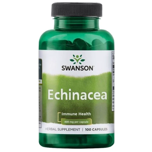 Swanson Echinacea 400 mg Ехінацея пурпурна 100 капсул
