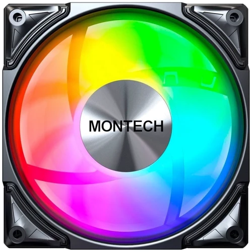 Кулер Montech METAL PRO 12 ARGB PWM BLK: Тип вентилятор