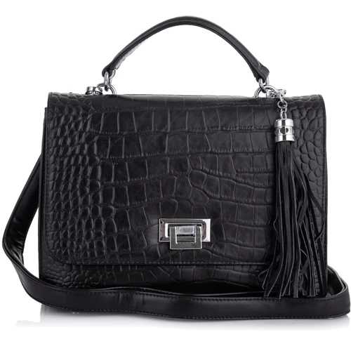 Жіноча сумка-сетчел Giorgio Ferretti чорна (SHIGF2019132-black): Стать Женский