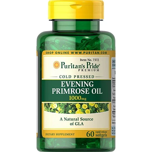 Puritan's Pride Evening Primrose Oil 1000 MG With GLA - 60 Softgels