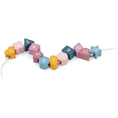 Деревянный сортер-шнуровка Viga Toys PolarB Часы (44053)