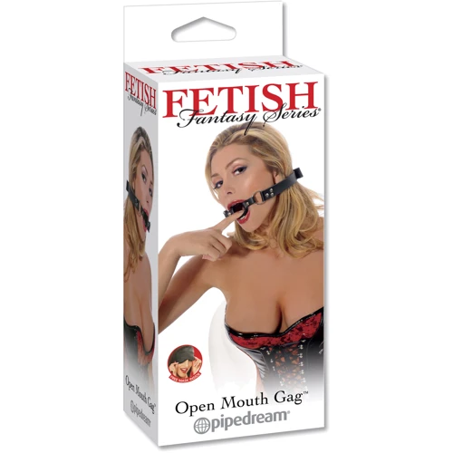 Кляп Fetish Fantasy Open Mouth Gag, черный, 4см