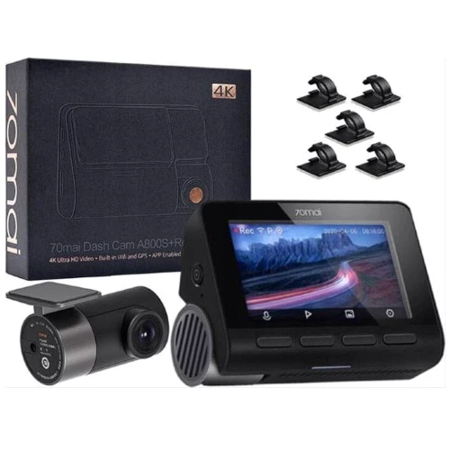 Автомобильный видеорегистратор Xiaomi 70mai Dash Cam A800s + Midrive RC06 фото 7