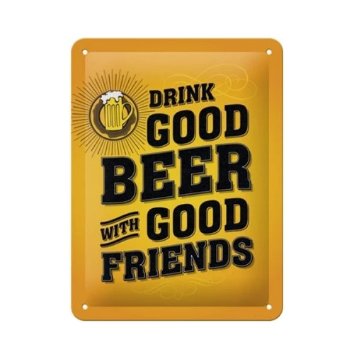 Табличка Nostalgic Art Drink Good Beer (26204)
