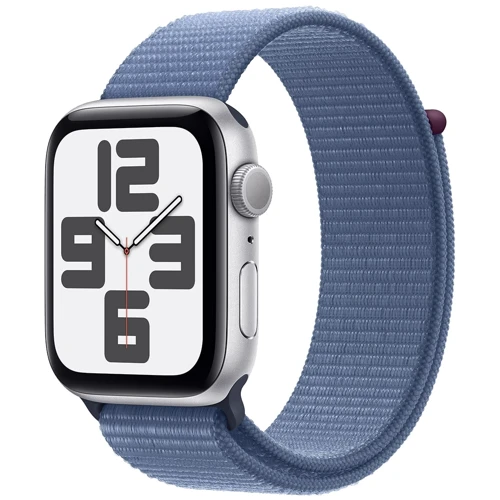 Apple Watch Series 9 GPS 45mm Silver Aluminum Case w. Winter Blue S. Loop (MR9F3) Approved Витринный образец