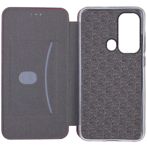 Аксесуар для смартфона Fashion Classy Burgundy для TECNO Spark 8C: Матеріал искусcтвенная кожа и термополиуретан