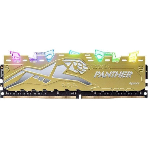 Apacer 8 GB DDR4 3000 MHz Panther Rage RGB Silver-Golden (EK.08G2Z.GJM)
