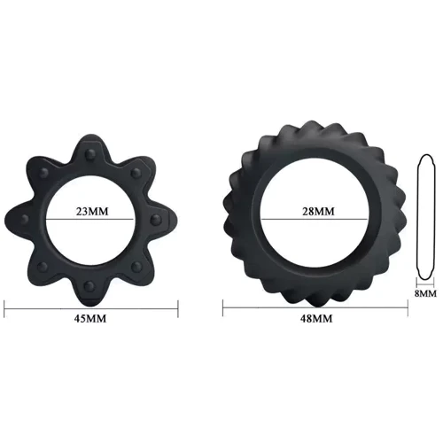Набор эрекционных колец RING FLOWERING, BI-210154