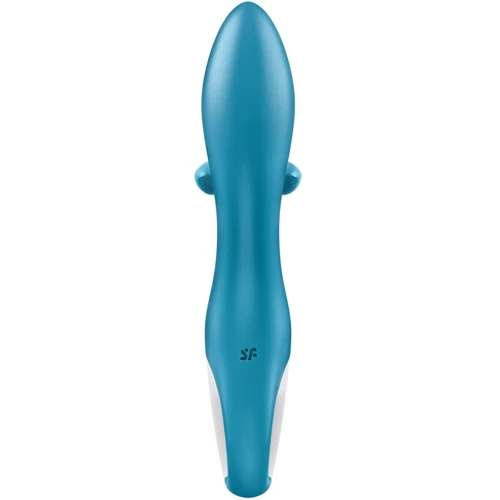 Вибратор кролик с тройным отростком Satisfyer Embrace me Turquoise