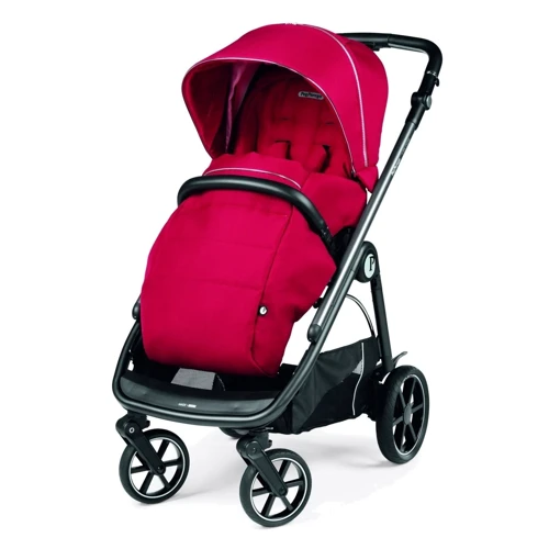 Коляска Peg-Perego 2 в 1 Veloce Red Shine Красный (PACK-VEL2100000004): Тип коляски Универсальная коляска (2-в-1)