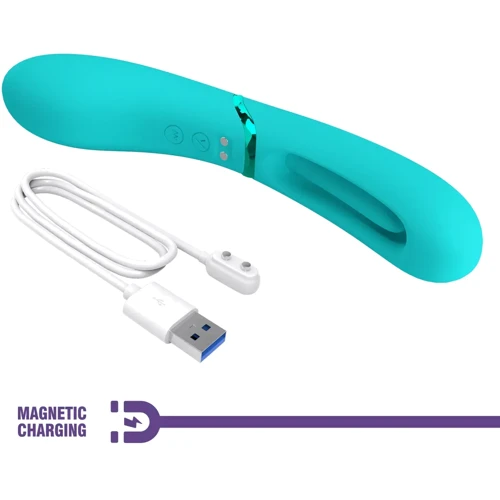 Вібромасажер для стимуляції точки G LYBAILE Pretty Love ROMANCE Lexie Light green (MC63-1)