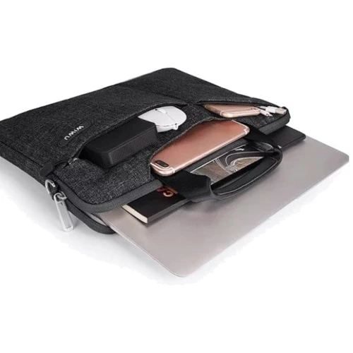 Сумка для ноутбуков WIWU 15.6" Bag Black (6973218931548): Внутренние размеры 400 мм х 270 мм х 30 мм