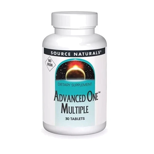 Source Naturals Advanced One Multiple No Iron Мультивітаміни та Мінерали без заліза 30 таблеток