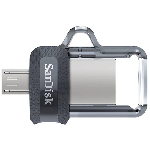 USB-флешка SanDisk 64GB Ultra Dual Drive M3.0 USB 3.0/microUSB OTG Black (SDDD3-064G-G46): Стандарт USB USB 3.0 / Micro USB