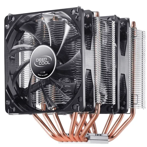 Кулер Deepcool Neptwin V2.0: Уровень шума, dB первый (21,4-32,1), второй (26,6)