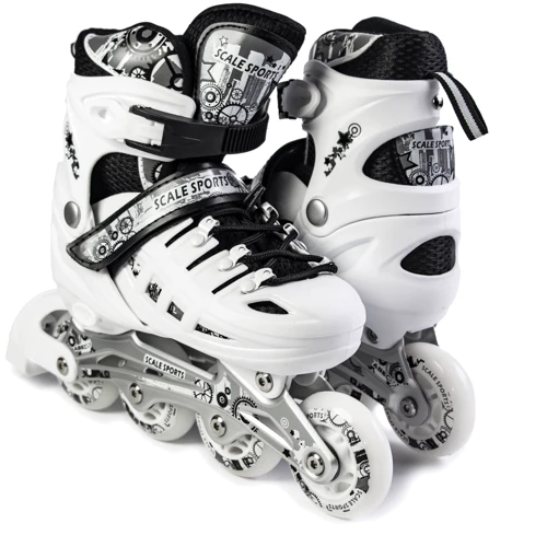 Ролики Scale Sports. White (размер 29-33)