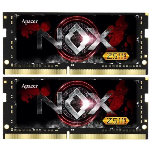 Apacer 32 GB (2x16GB) SO-DIMM DDR4 2400 MHz Nox (ES.32GAT.GEEK2)