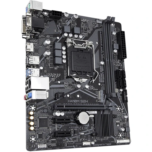 Gigabyte H410M S2H Socket +1200: Оперативна пам'ять 2xDDR4 2933 МГц, до 64 ГБ
