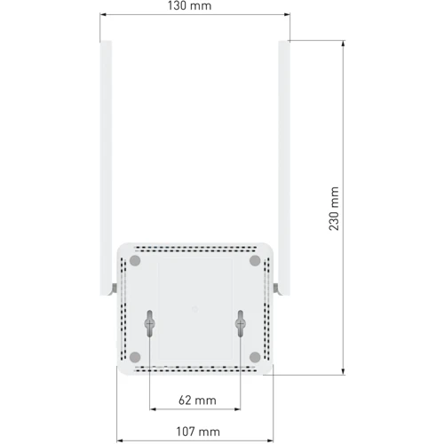 Маршрутизатор Wi-Fi Keenetic Starter (KN-1112): Количество антенн 2