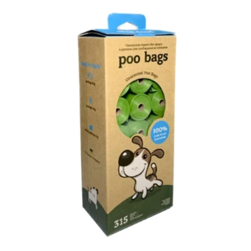 Пакеты для уборки за животными Poo Bags в рулонах 315 шт. (4820266800017)