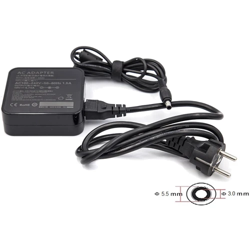 Зарядное устройство PowerPlant SAMSUNG 220V, 19V 90W 4.74A (5.5*3.0) wall mount (WM-SA90F5530): Мощность 90 Вт