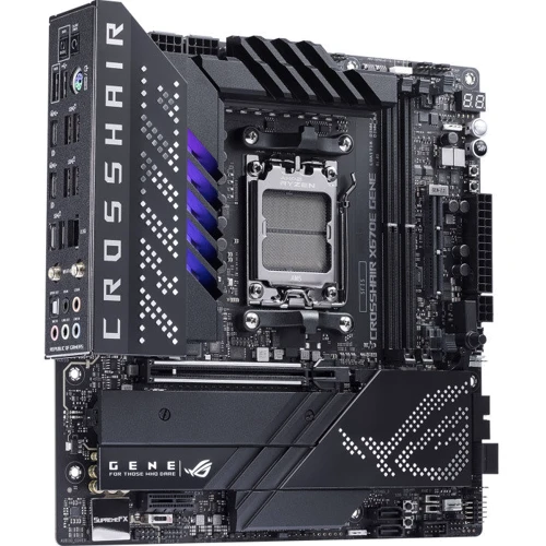 Asus ROG CROSSHAIR X670E GENE: Оперативная память 2xDDR5-6400 МГц, до 64 ГБ