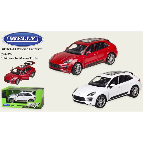 Машина металева Welly PORSCHE MACAN TURBO (24047W)