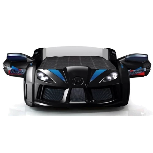 Детская кровать машина Fantasy Audi чёрная: Опускающаяся стенка нет
