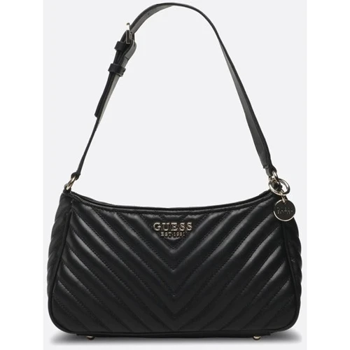 Жіноча сумка багет GUESS KEILLAH SHOULDER BAG чорна (HWQG8690180-BLA)