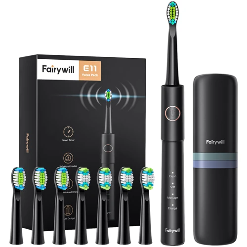 Зубная щетка Fairywill E11 black