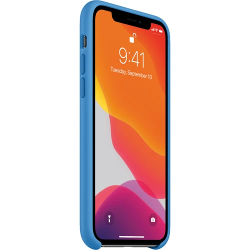 Чехол для iPhone TPU Silicone Case Surf Blue for iPhone 11 Pro: Материалы силикон