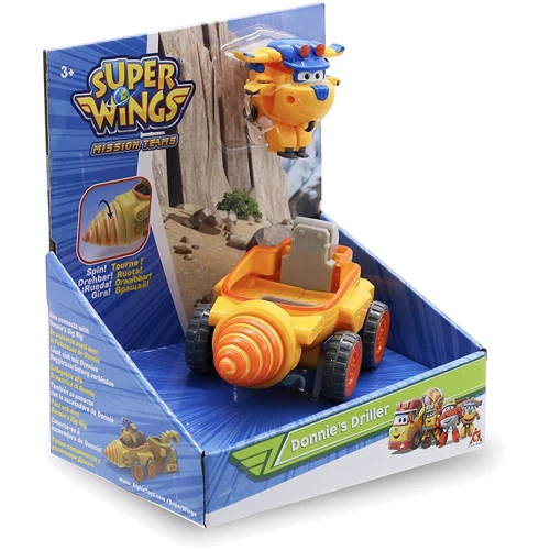 Ігровий набір Super Wings Donnie's Driller, бурильний автомобіль Донні (EU730843)