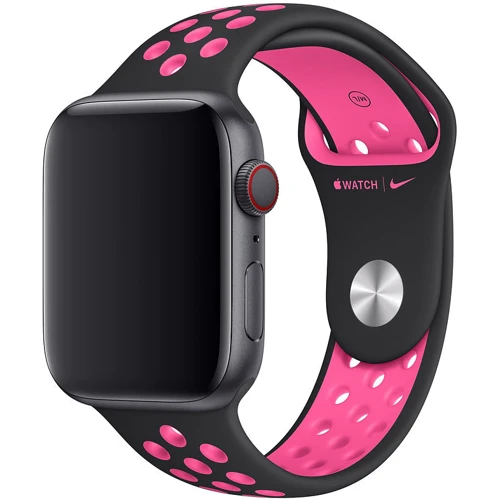 Аксессуар для Watch Apple Sport Band Nike Black/Pink Blast (MWUC2) for Apple Watch 42/44/45/49mm: Производитель Apple