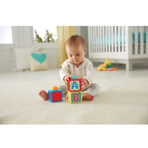 Кубики, що рухаються Fisher-Price Яскраві (DHW15): Призначення іграшки Кмітливість, Дрібна моторика, Логічне мислення