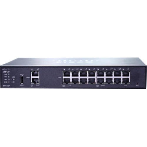 Маршрутизатор Wi-Fi VPN-Cisco SB RV345P Dual WAN Gigabit VPN Router: Тип маршрутизатора Wi-Fi роутер