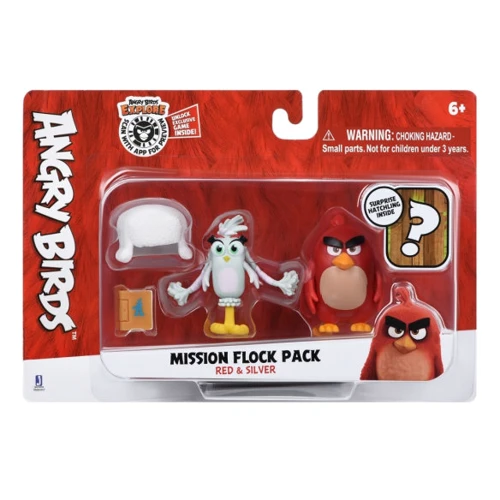 Набор Jazwares Angry Birds ANB Mission Flock Ред та Сільвер (ANB0007): Серия Angry Birds