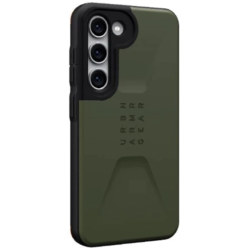 Аксессуар для смартфона Urban Armor Gear UAG Civilian Olive Drab (214121117272) for Samsung S911 Galaxy 23: Цвет оливковый/ оранжевый