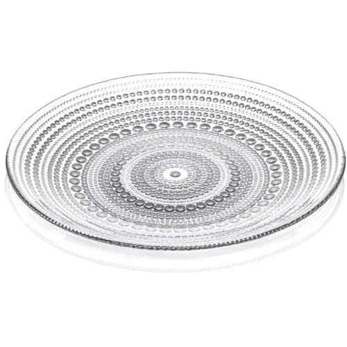 Тарелка Ardesto Verbena 24.5 см прозрачная (AR5028)