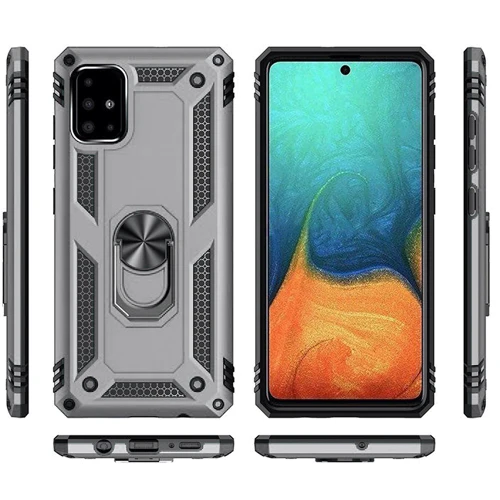 Чехол для телефонов BeCover Military Silver for Samsung M515 Galaxy M51 (705571): Материал TPU (термополиуретан) и пластик