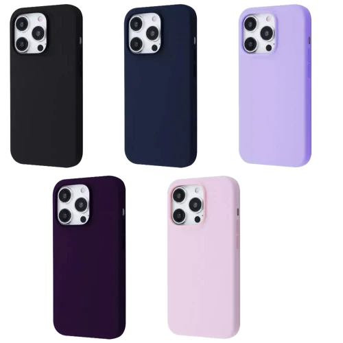 Чехол для iPhone Proove Silicone Case with Magnetic Ring Chalk Pink for iPhone 14 Pro Max: Материалы Силикон
