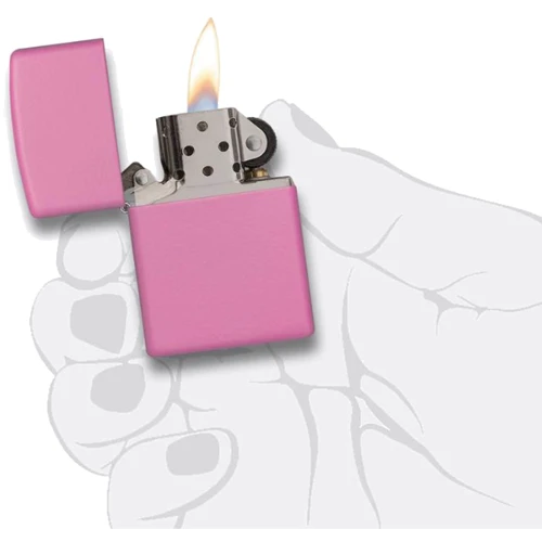 Запальничка Zippo Regular pink matte 238 фото 2