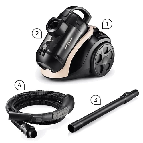 Пилосос Mozano Smart Cyclonic: Вага 5 кг