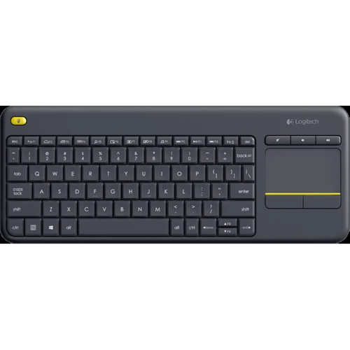 Клавіатура Logitech Wireless Touch Keyboard K400 Plus Dark (920-007147)
