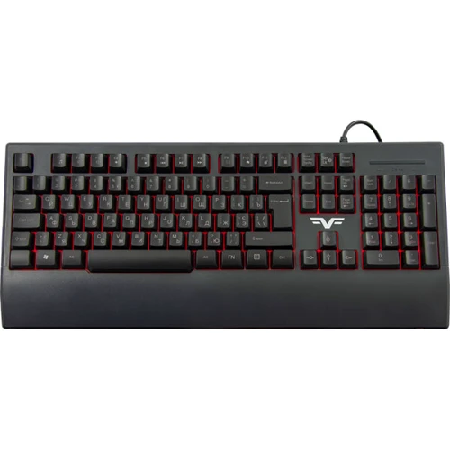 Клавиатура Frime Graphit Black USB RUS/UKR (FLK19600): Количество клавиш 105