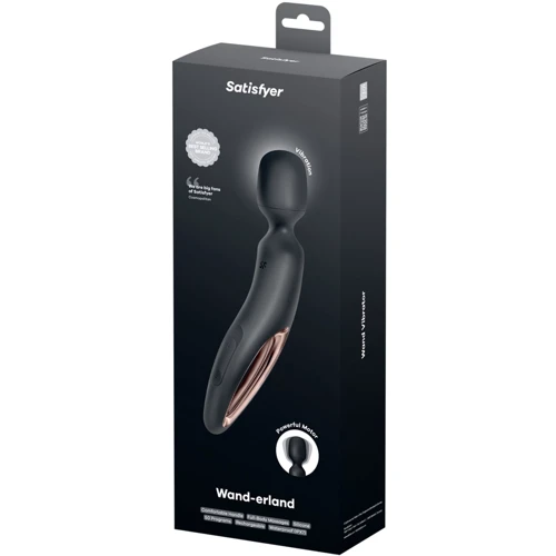 Вибромассажер Satisfyer Wand-erland (Black/Rosegold)