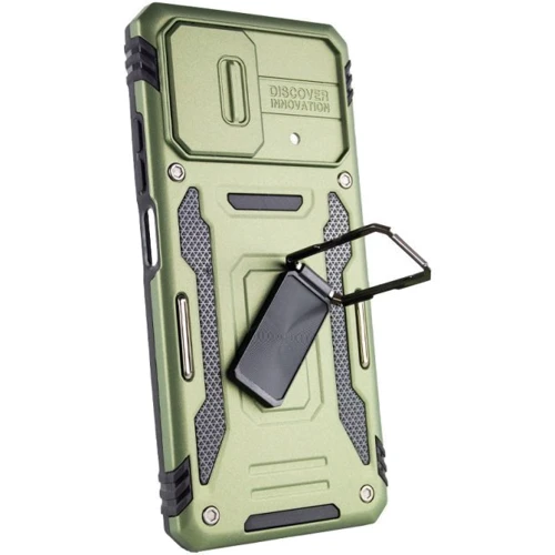 Аксесуар для смартфона Mobile Case Camshield Army Ring Olive/Army Green для Xiaomi Poco X4 Pro 5G: Матеріал поликарбонат и полиуретан